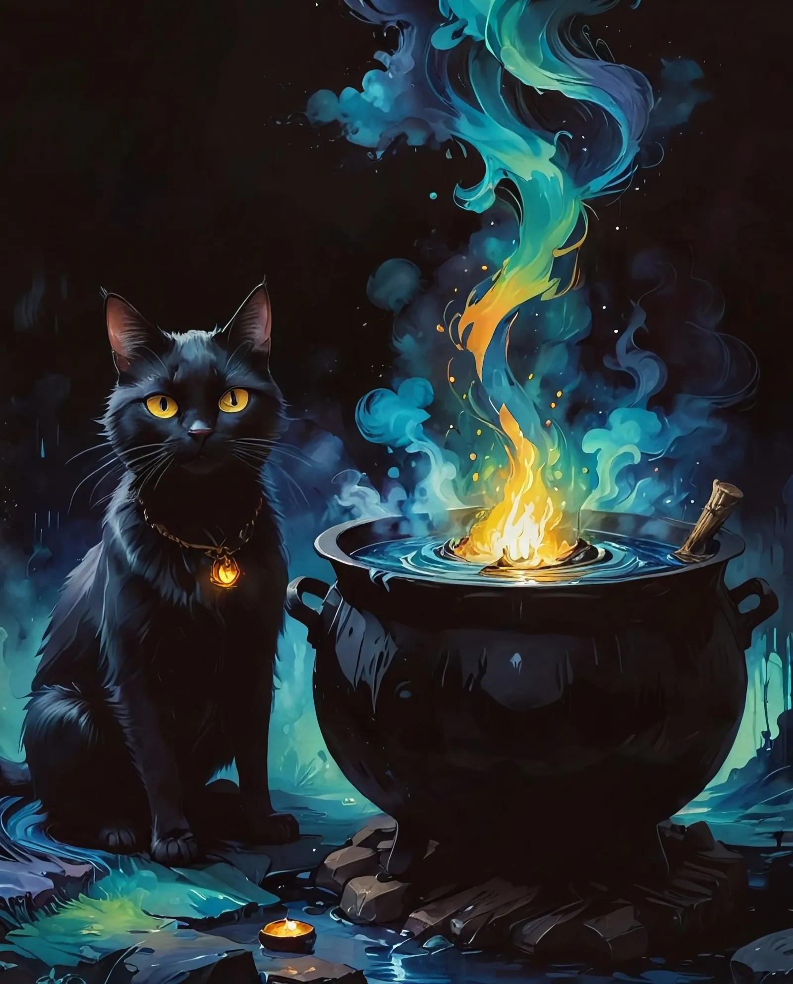 Pyewacket Painting Pyewacket - Free AI Photo Generator - starryai