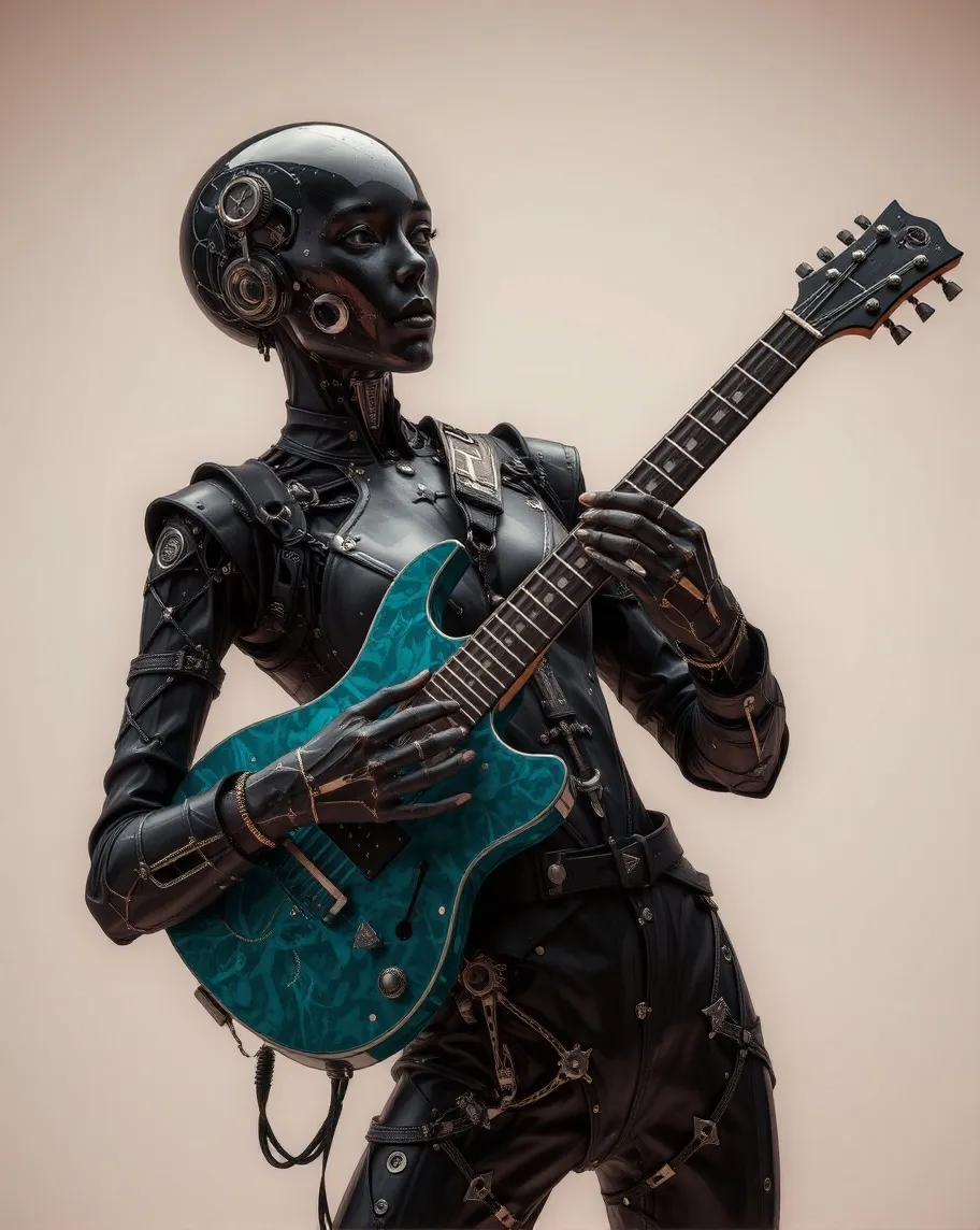 A finely detailed humanoid from - Free AI Photo Generator - starryai