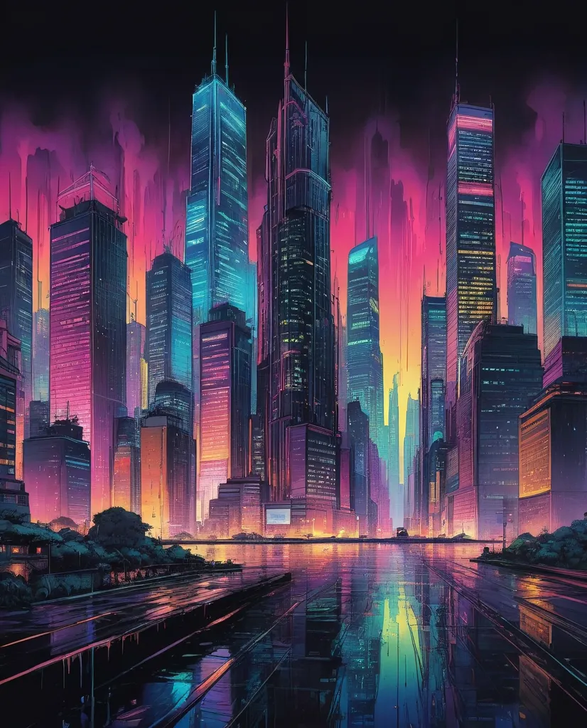 Step into a world where cityscape - Free AI Photo Generator - starryai