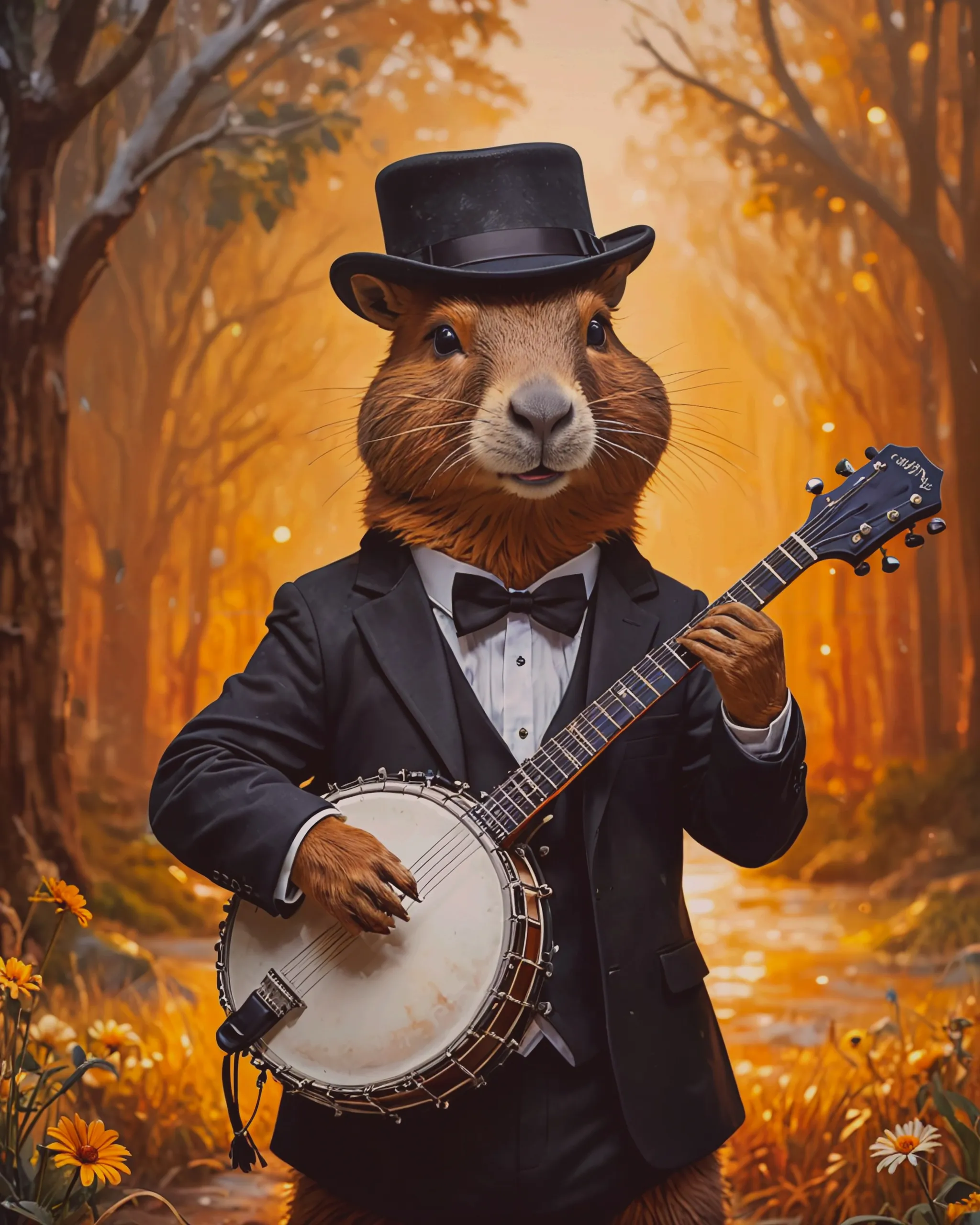 Photo Capy Capy Serenade - Free AI Photo Generator - starryai