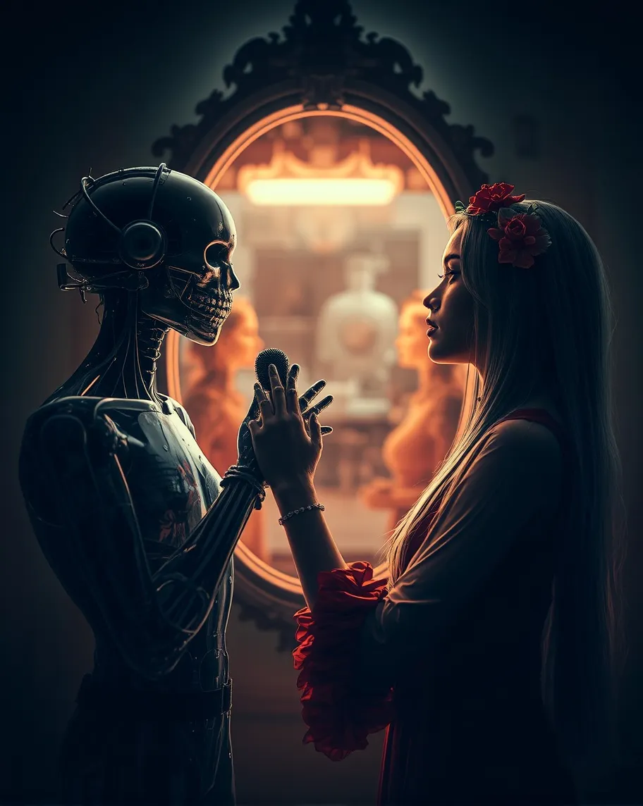 android love sings a serenade her - Free AI Photo Generator - starryai