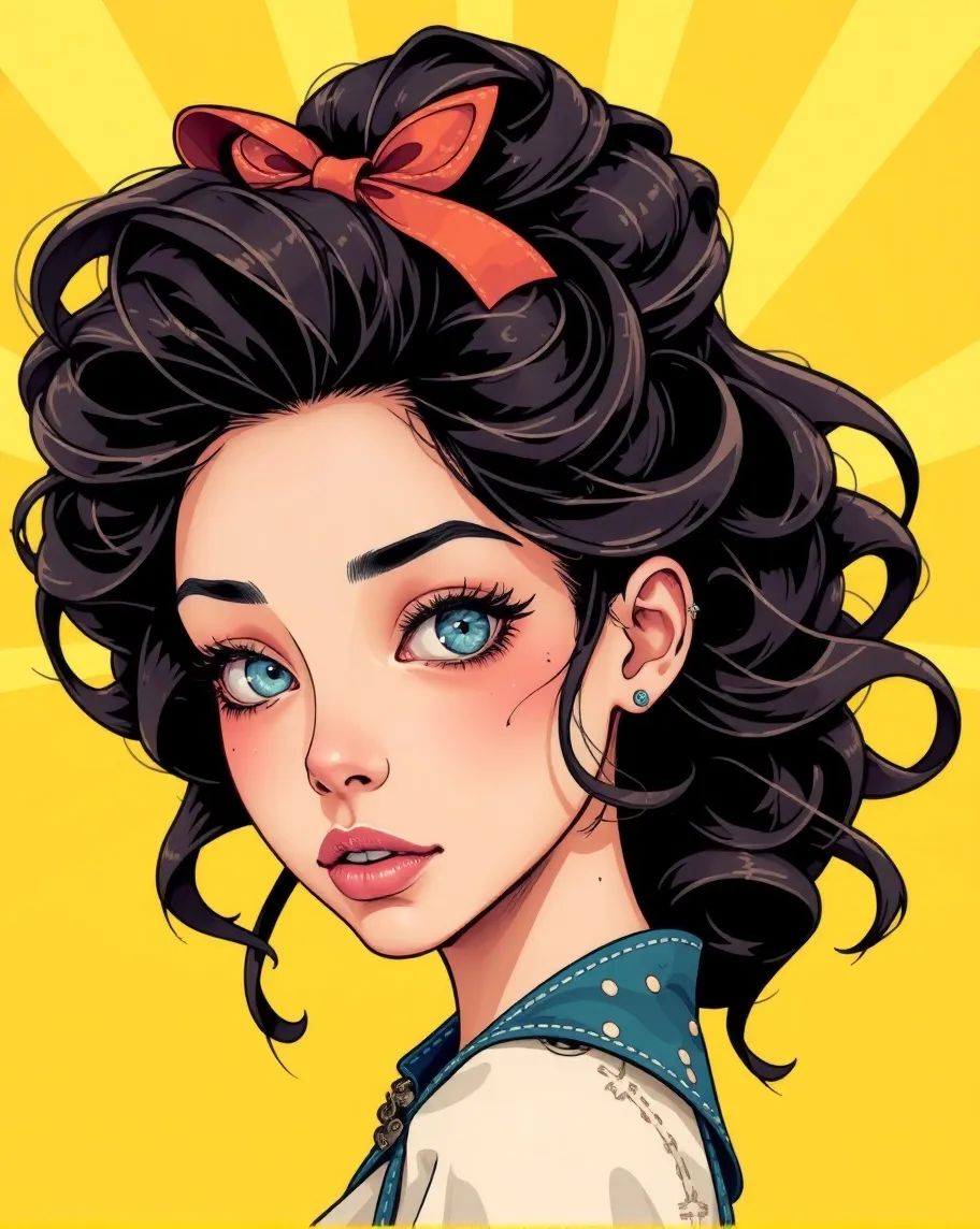 Digital illustration a young dark - Free AI Photo Generator - starryai