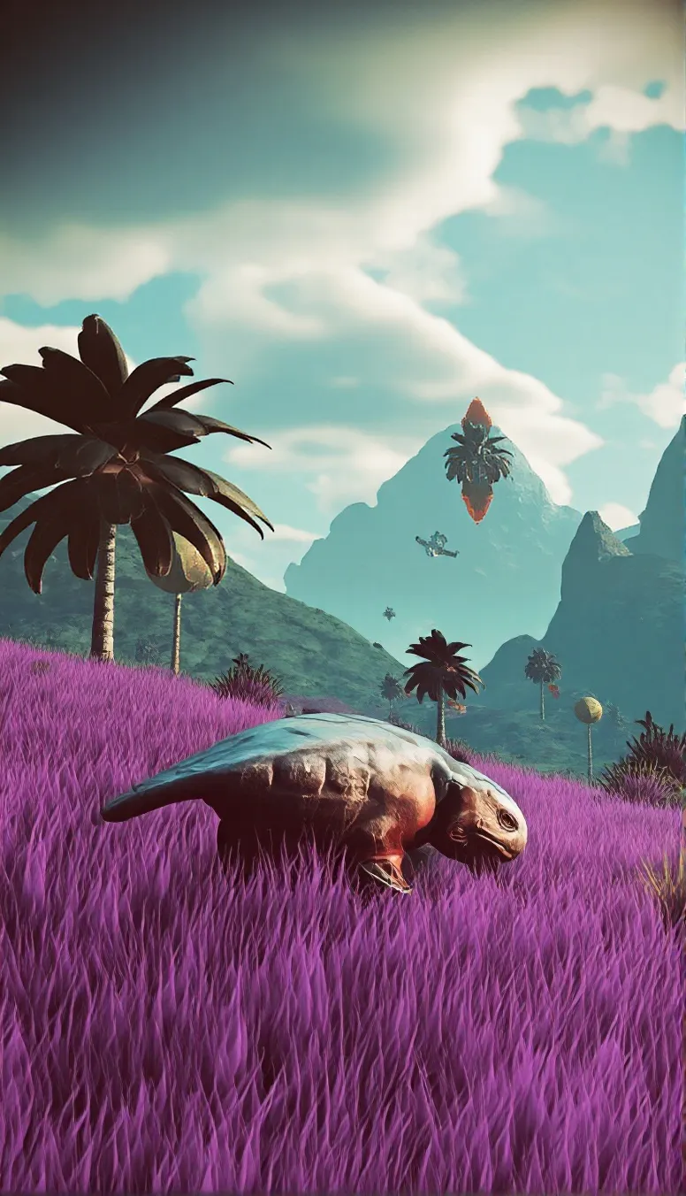 alien animal on a random planet & - Free AI Photo Generator - starryai