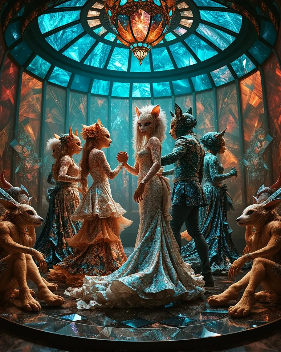 Grande Entrée à la Fête - Free AI Photo Generator - starryai