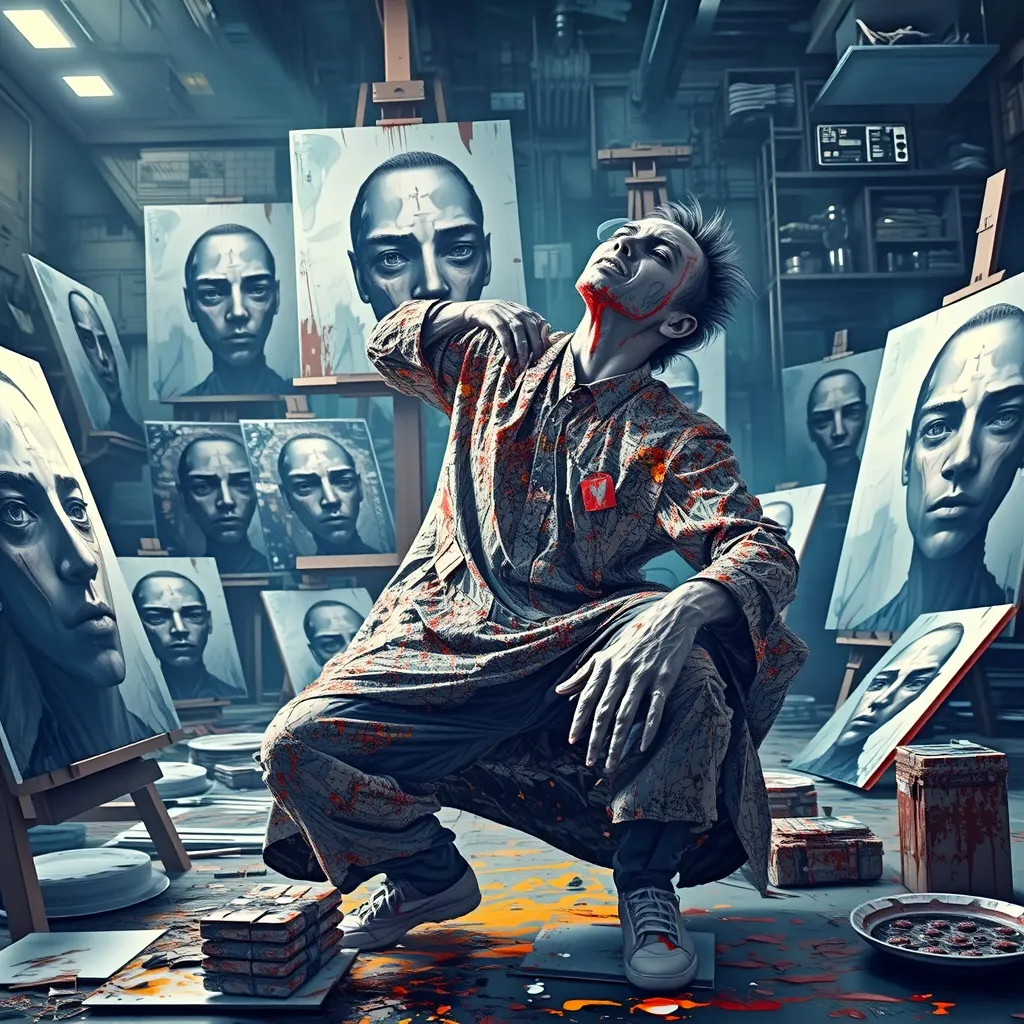 A surreal painting artist same - Free AI Photo Generator - starryai