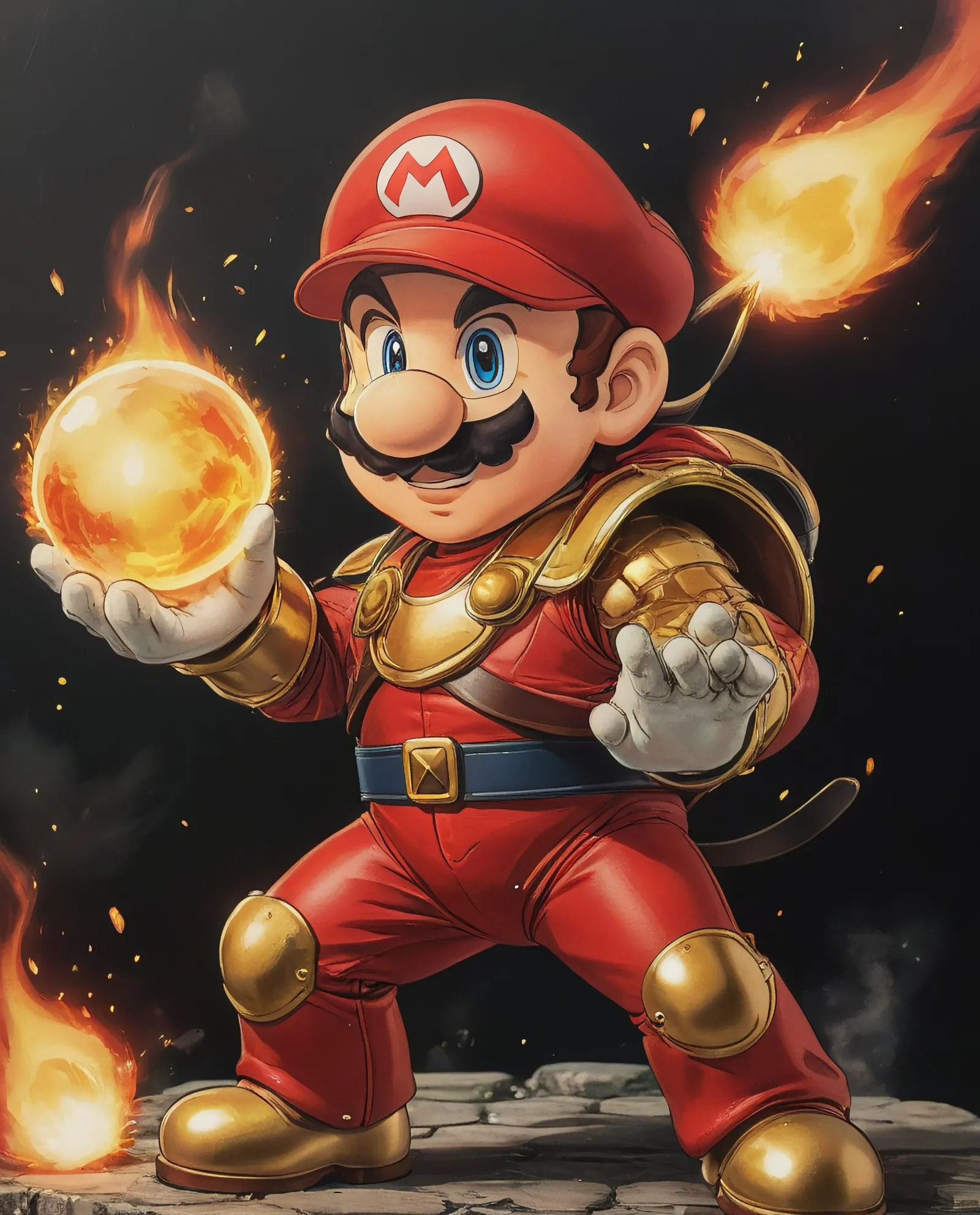 Super Mario's New Adventure - Free AI Photo Generator - starryai