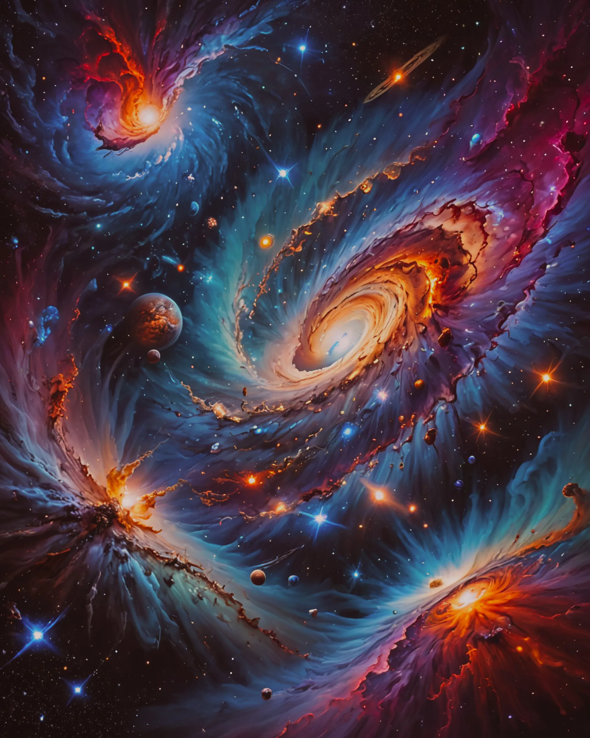 Galaxies Creation - Free AI Photo Generator - starryai