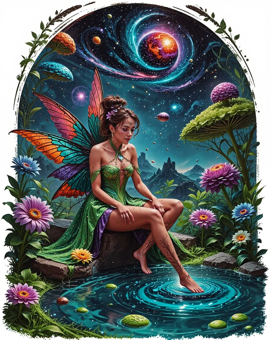 Deep Space Thoughts - Free AI Photo Generator - starryai
