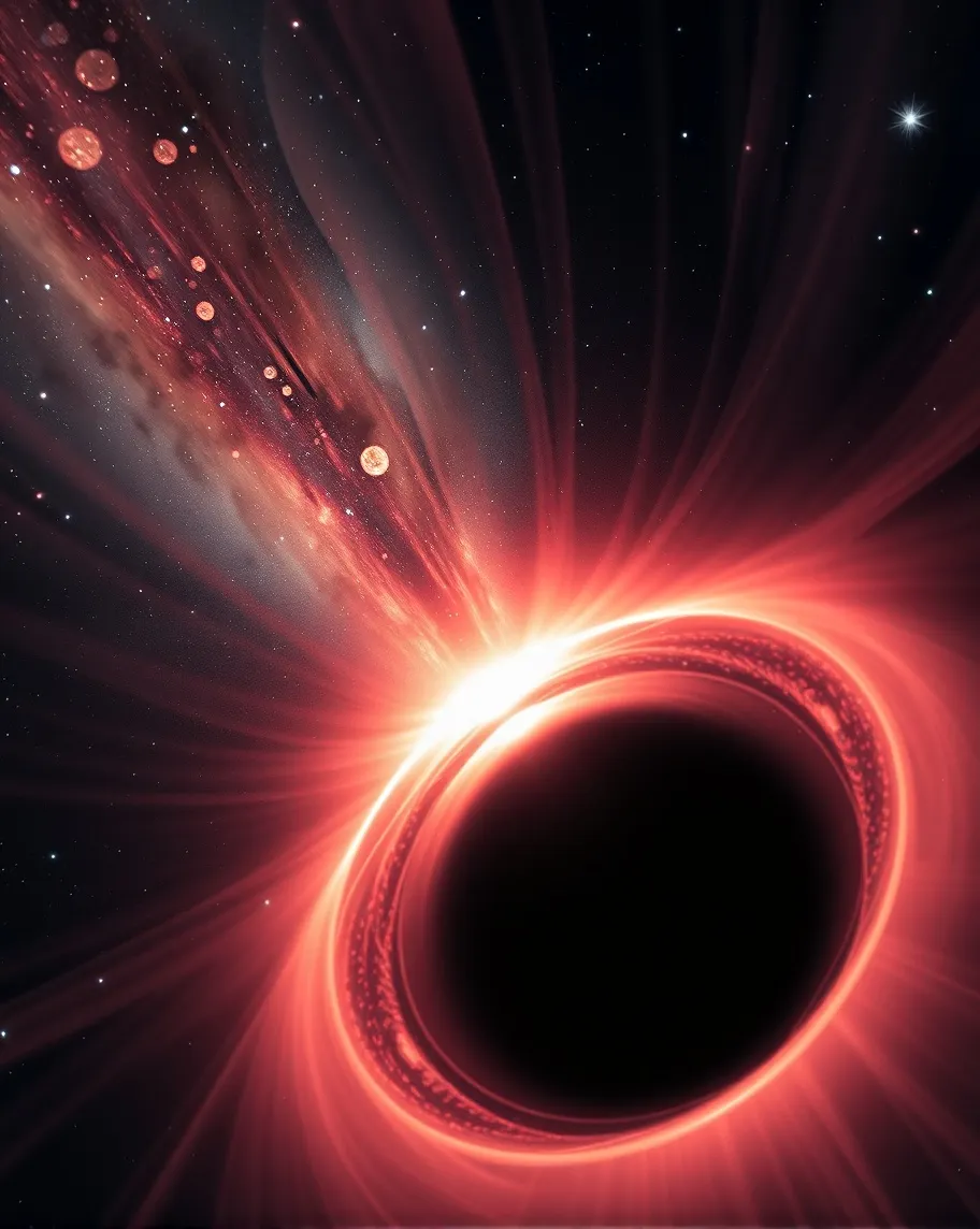 Event horizon. edge a black hole - Free AI Photo Generator - starryai