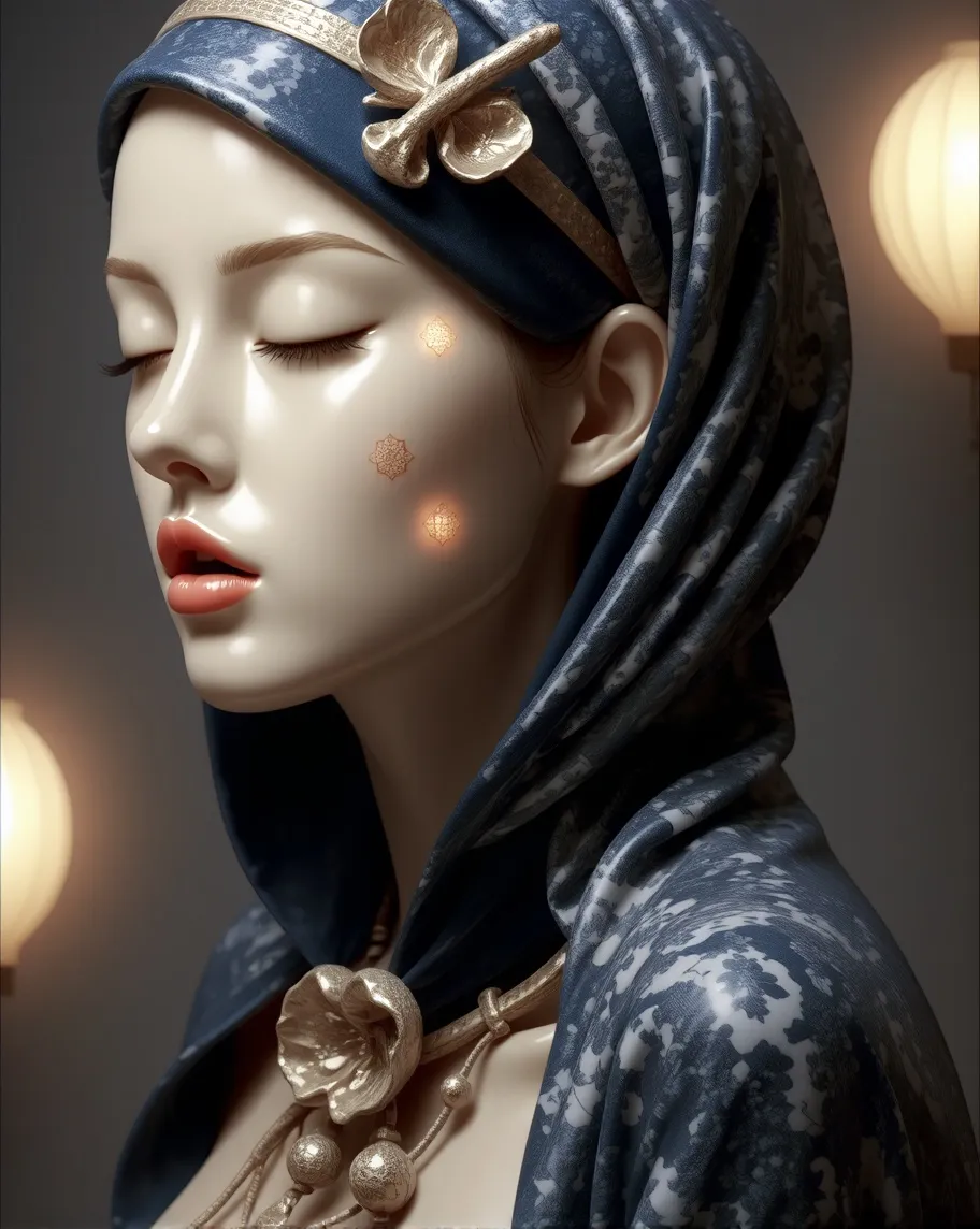 A close up a beautiful young are - Free AI Photo Generator - starryai