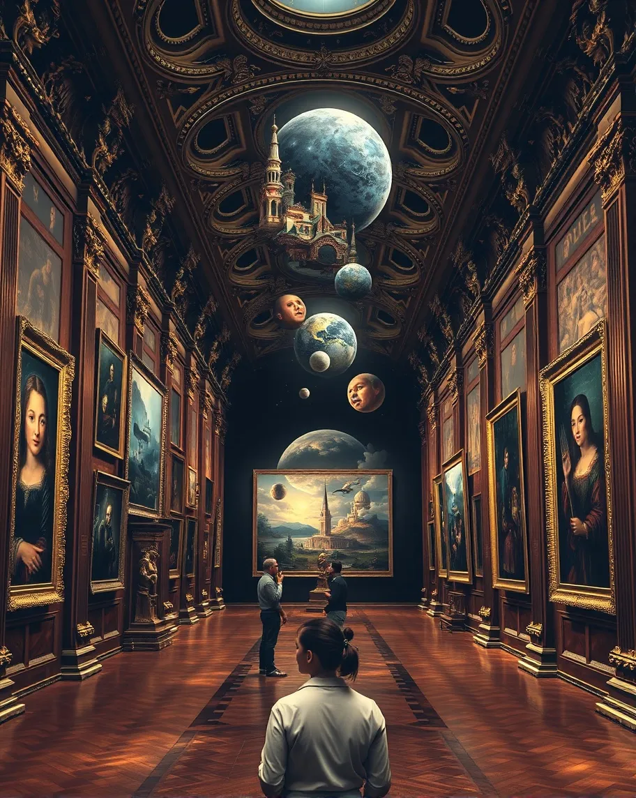 A breathtaking gallery marvelous - Free AI Photo Generator - starryai