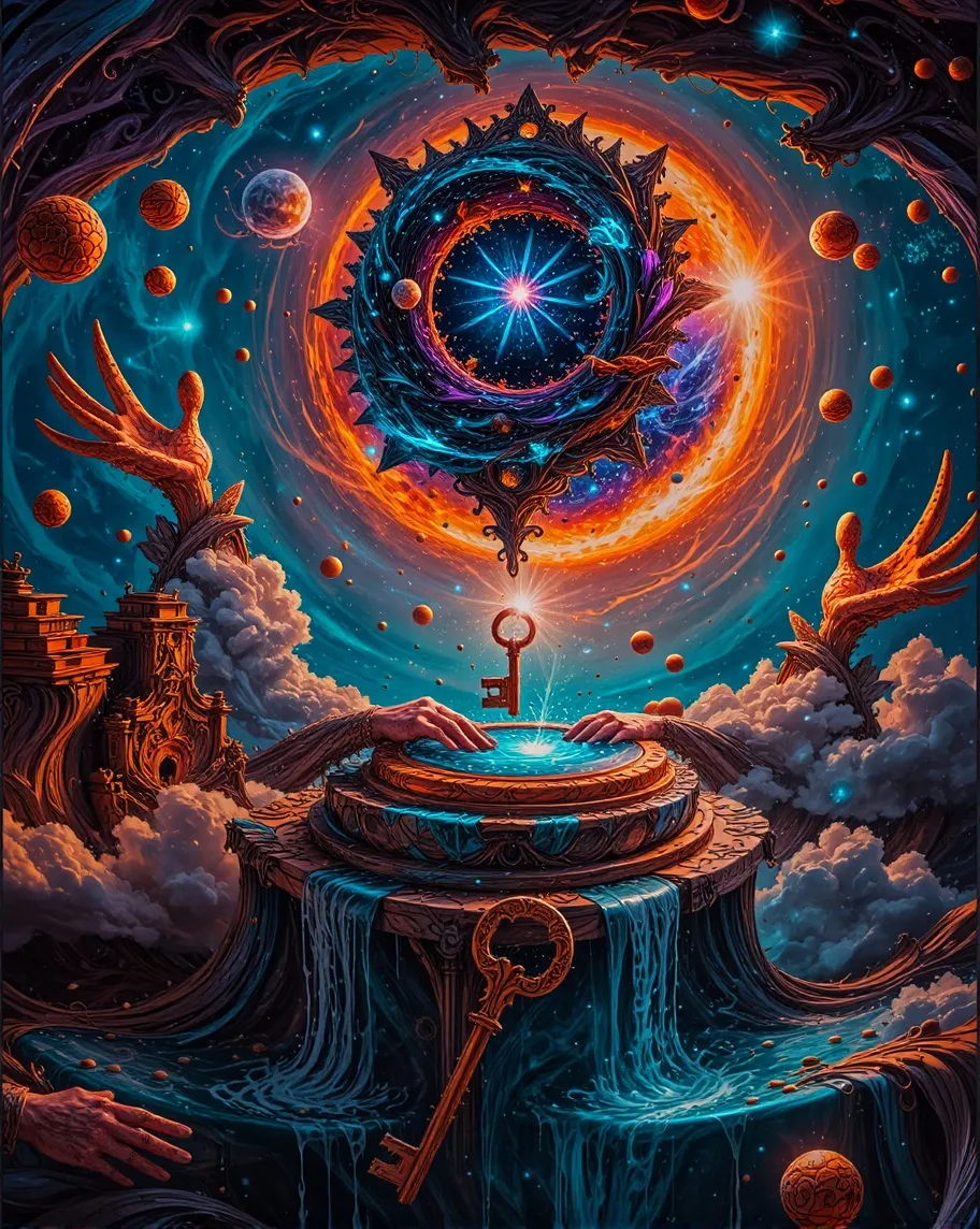 magical key that unlocks heaven. - Free AI Photo Generator - starryai