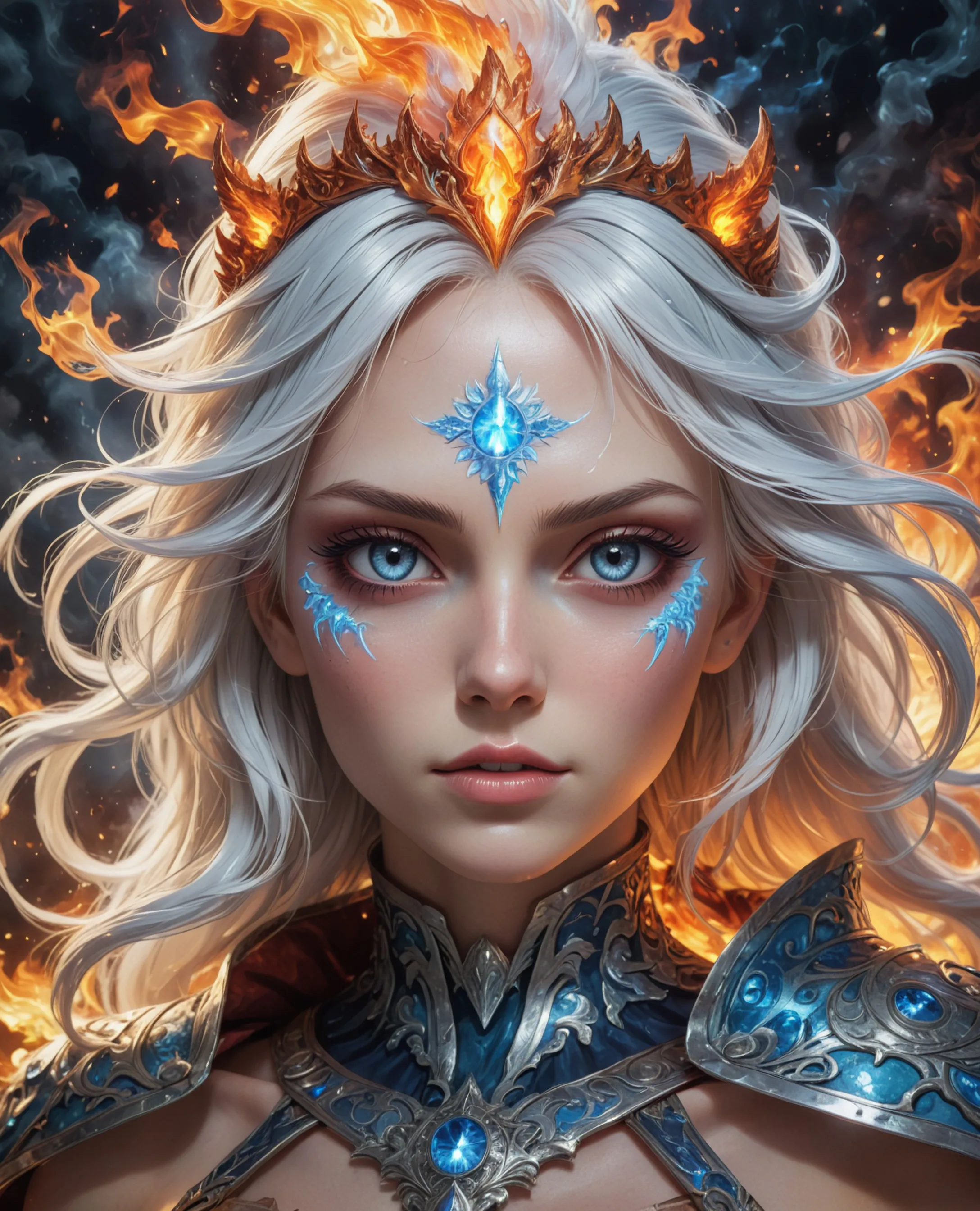 “A striking fantasy portrait a on - Free AI Photo Generator - starryai