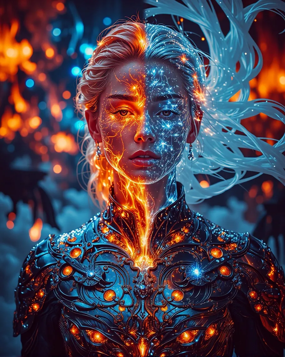 “A striking fantasy portrait a on - Free AI Photo Generator - starryai