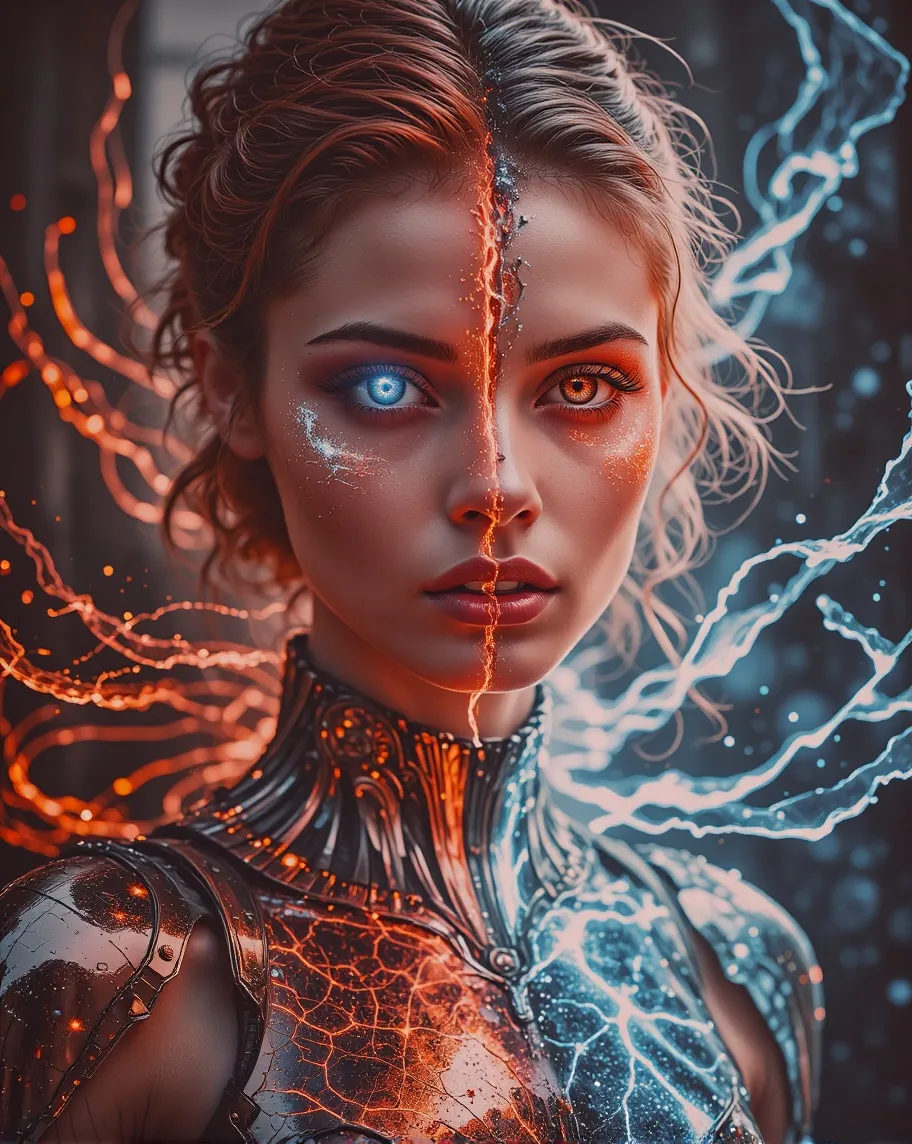 “A striking fantasy portrait a on - Free AI Photo Generator - starryai