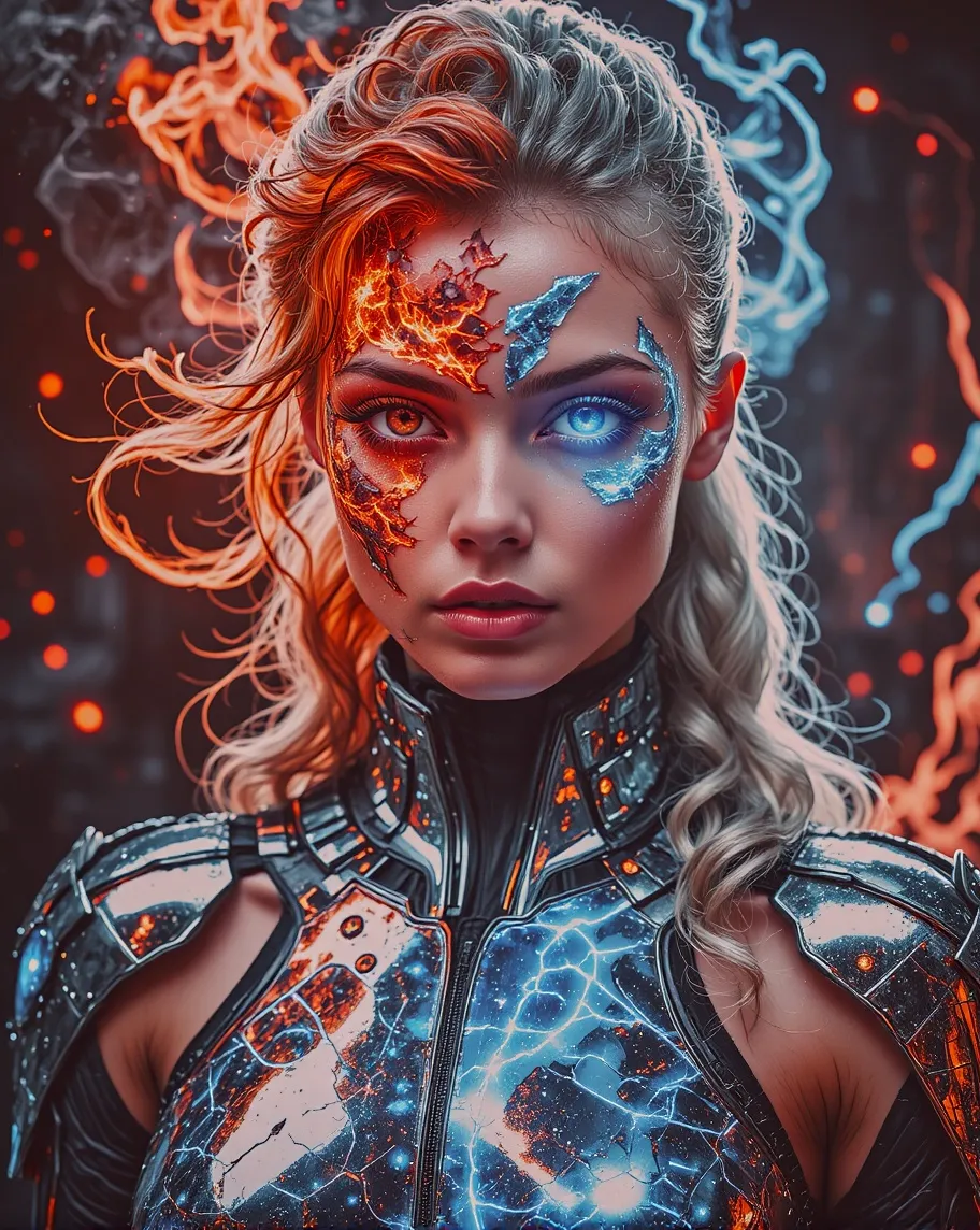 “A striking fantasy portrait a on - Free AI Photo Generator - starryai