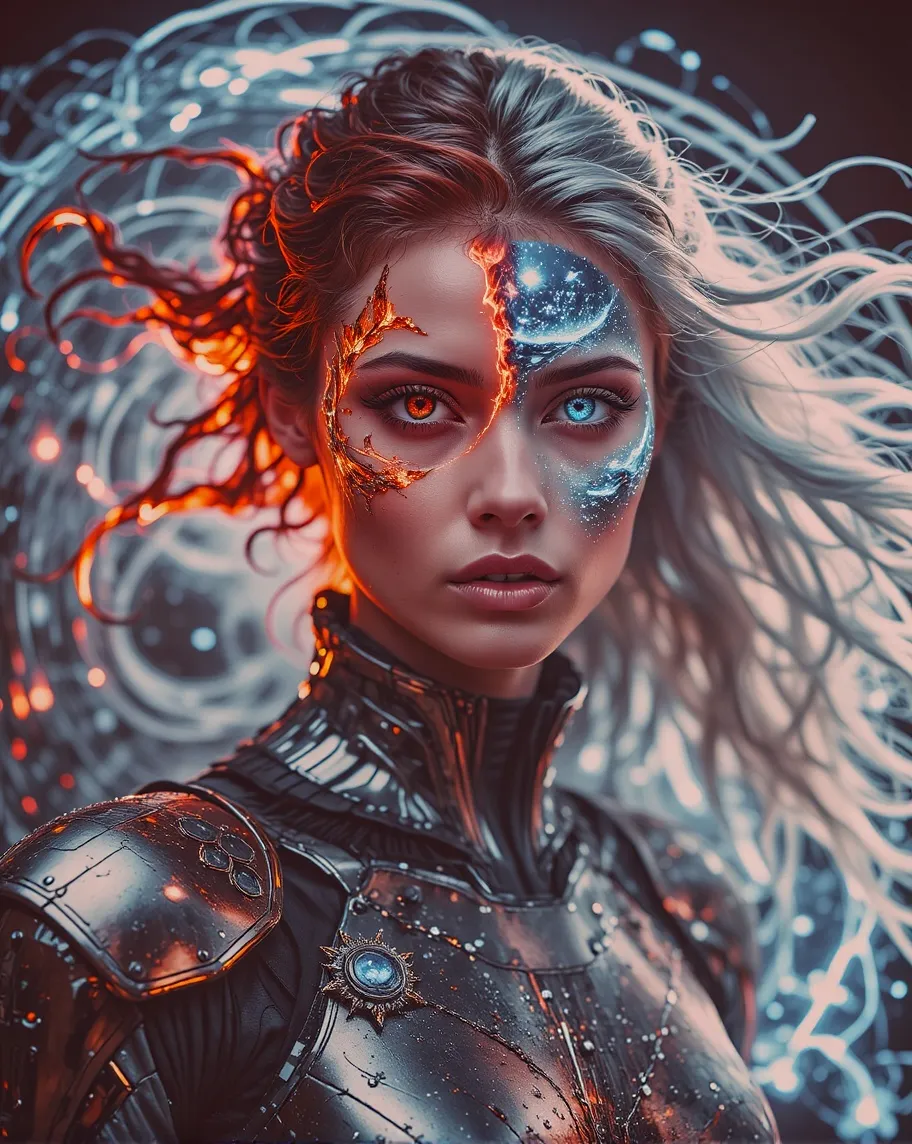 “A striking fantasy portrait a on - Free AI Photo Generator - starryai