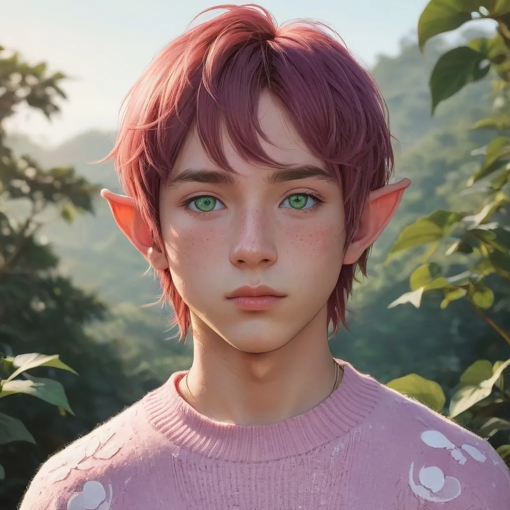 A 2D digital art portrait a young - Free AI Photo Generator - starryai