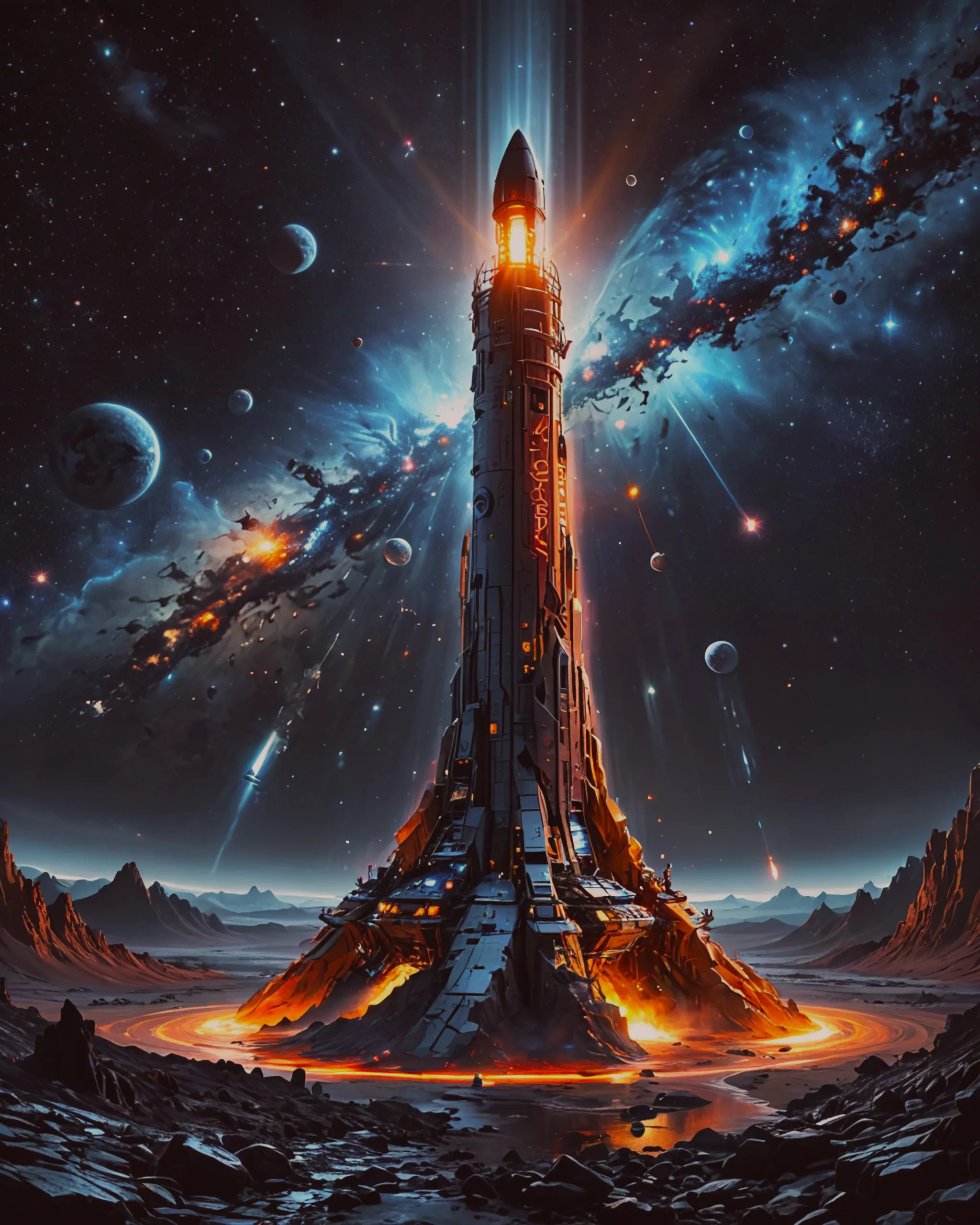 space station named inspiration - Free AI Photo Generator - starryai