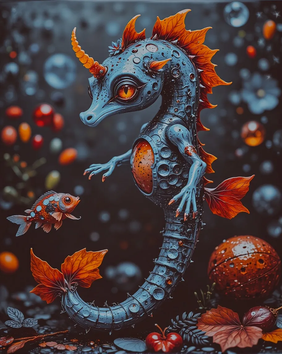 Enigmatic cute creatures that up - Free AI Photo Generator - starryai