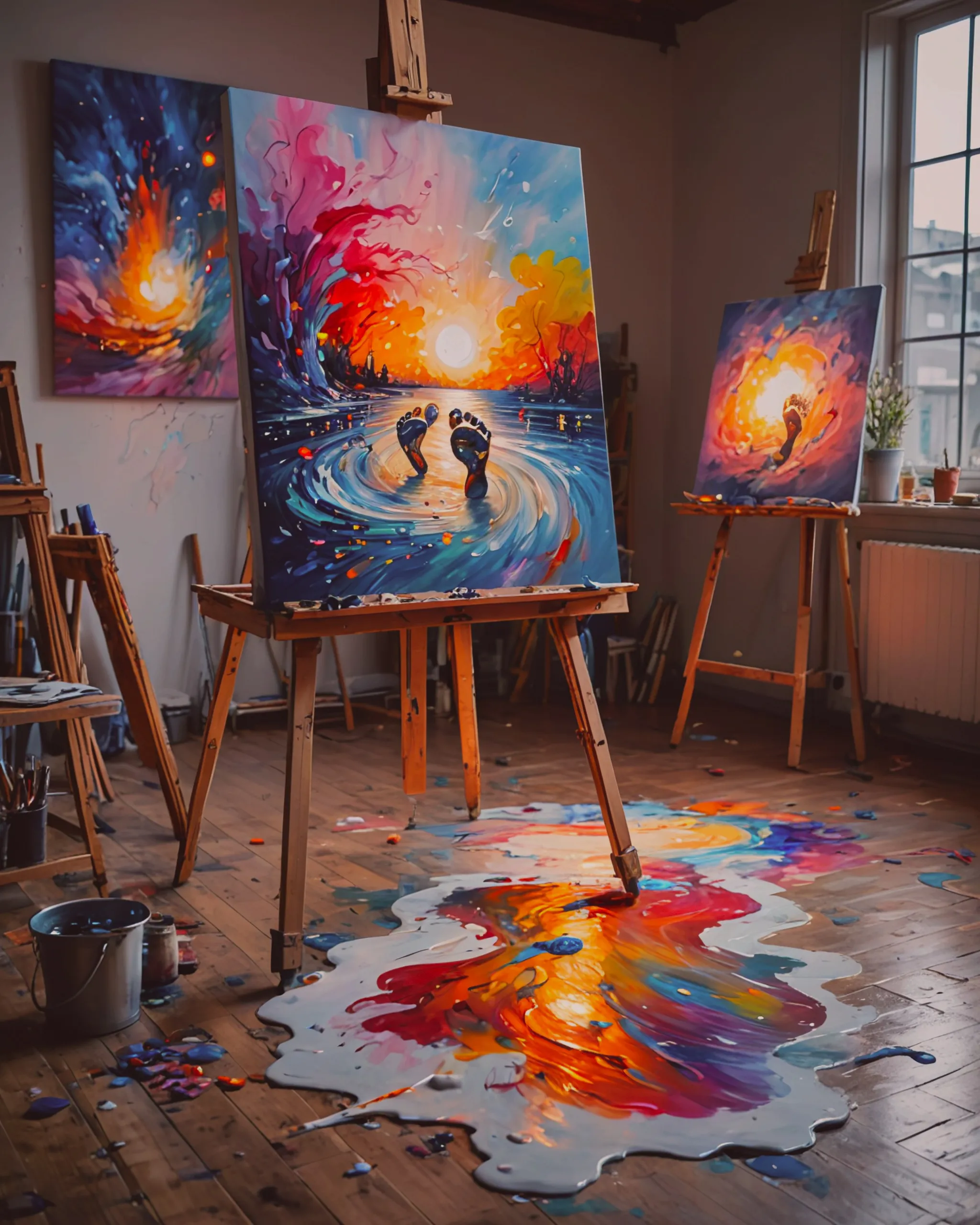 A whimsical art studio where made - Free AI Photo Generator - starryai