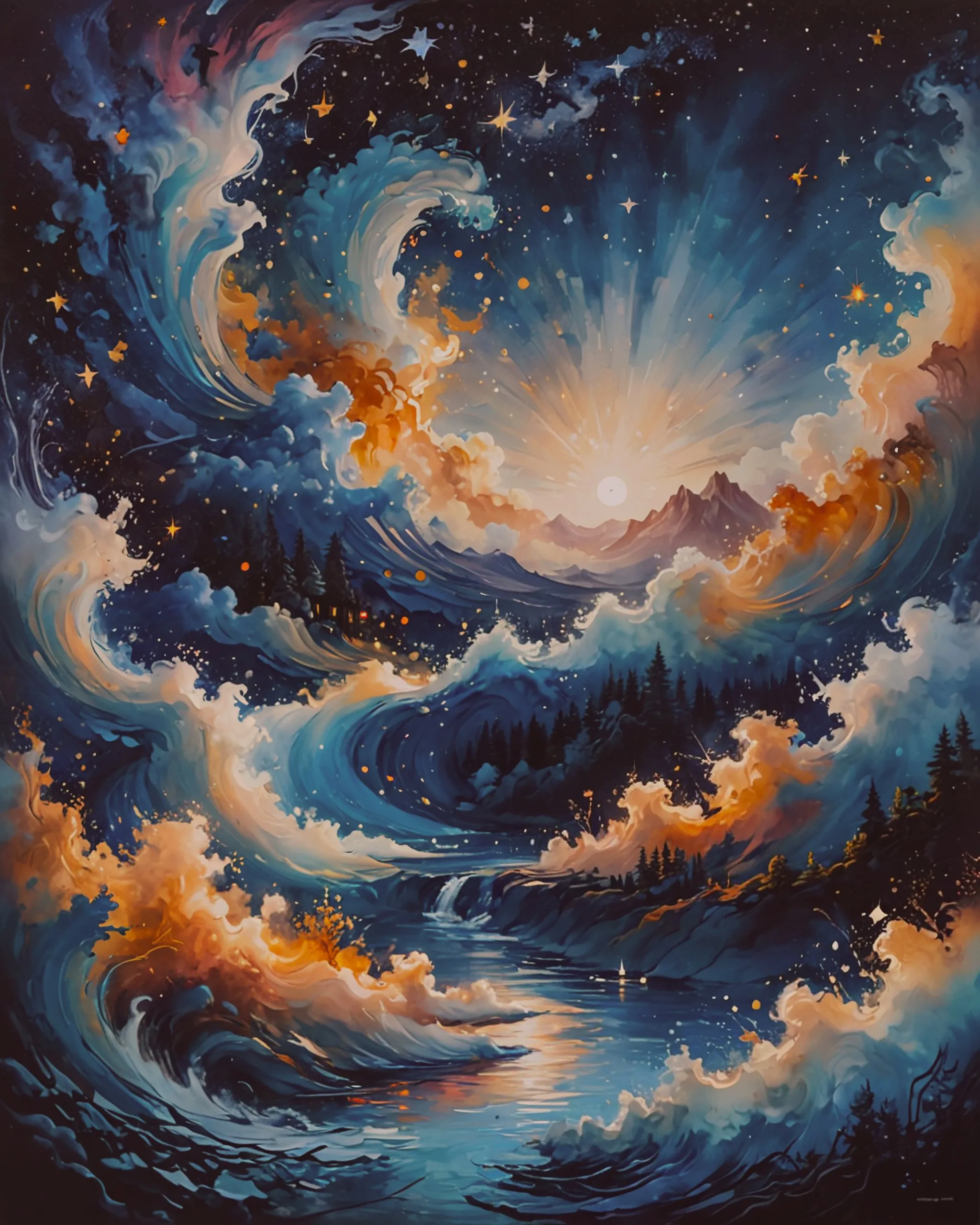 Brush this way starry - Free AI Photo Generator - starryai