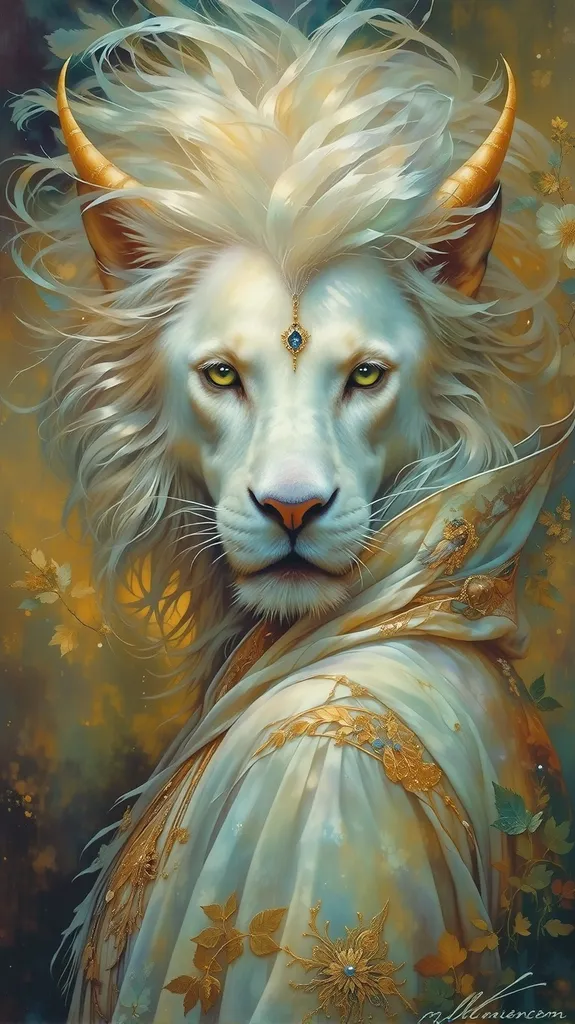 A stunning portrait a majestic - Free AI Photo Generator - starryai