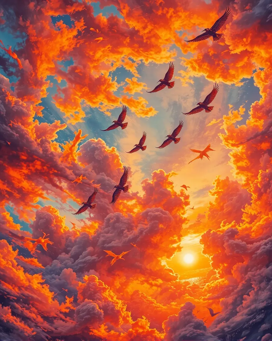 A vibrant digital painting a a - Free AI Photo Generator - starryai