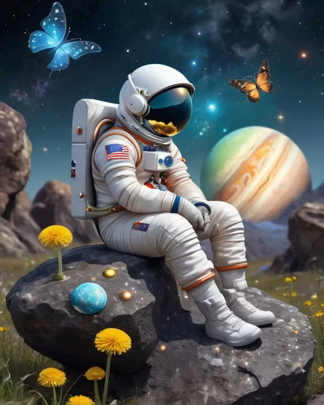 Space delusions - Free AI Photo Generator - starryai