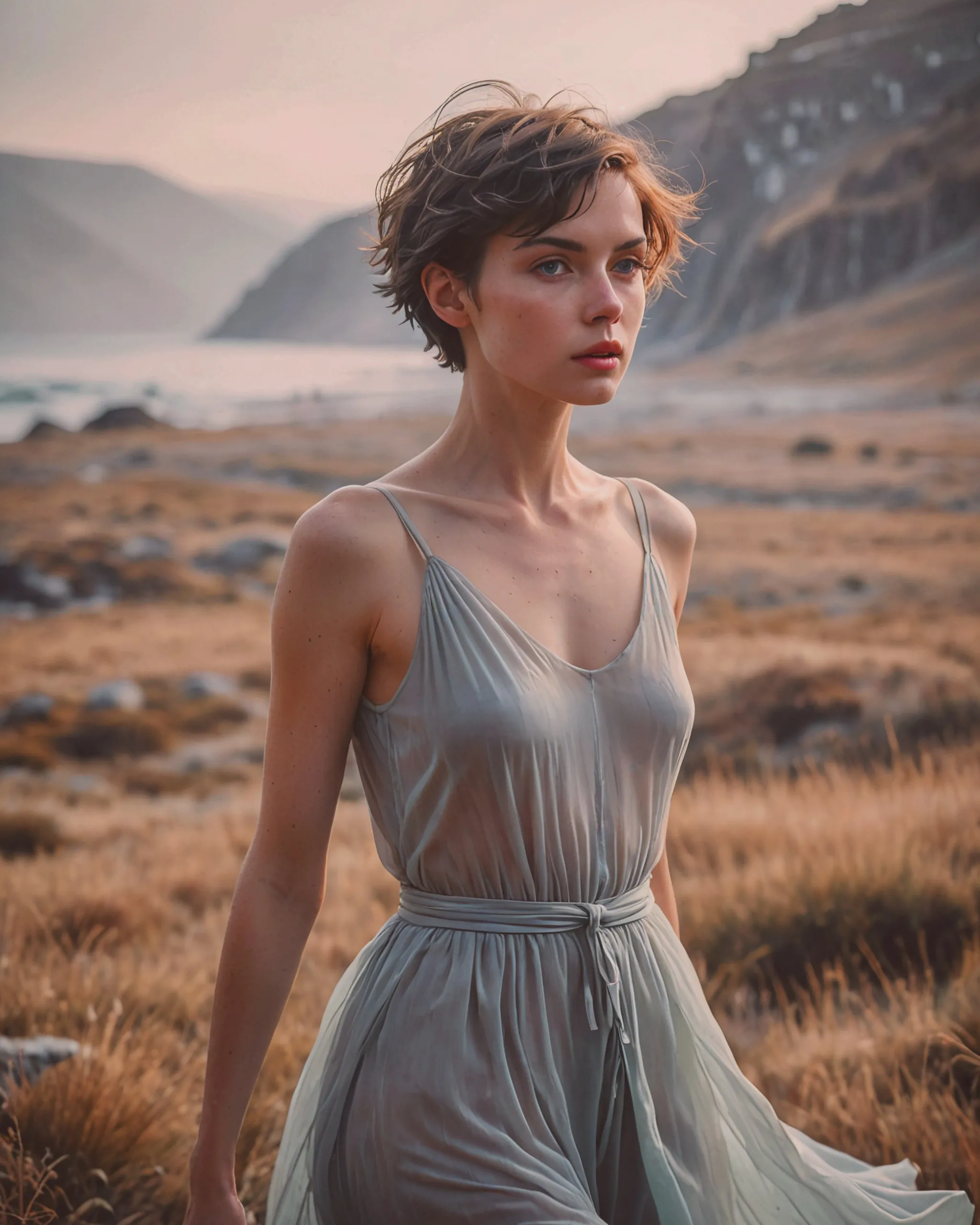 Lithe Photo Captured motion, her lithe body - Free AI Photo Generator - starryai