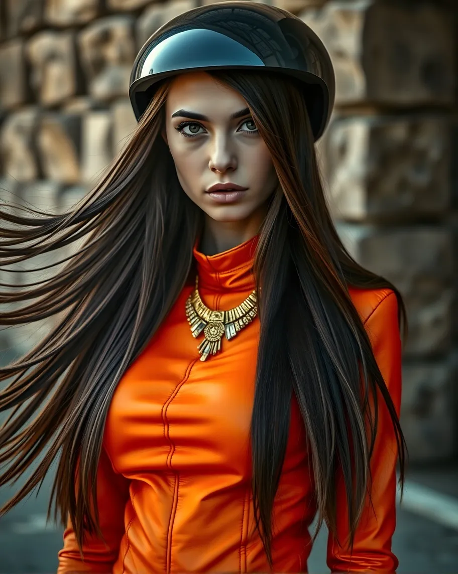 photo portrait a young woman long - Free AI Photo Generator - starryai