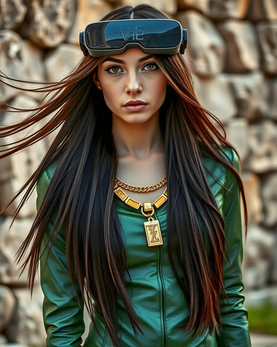 digital portrait a young woman - Free AI Photo Generator - starryai