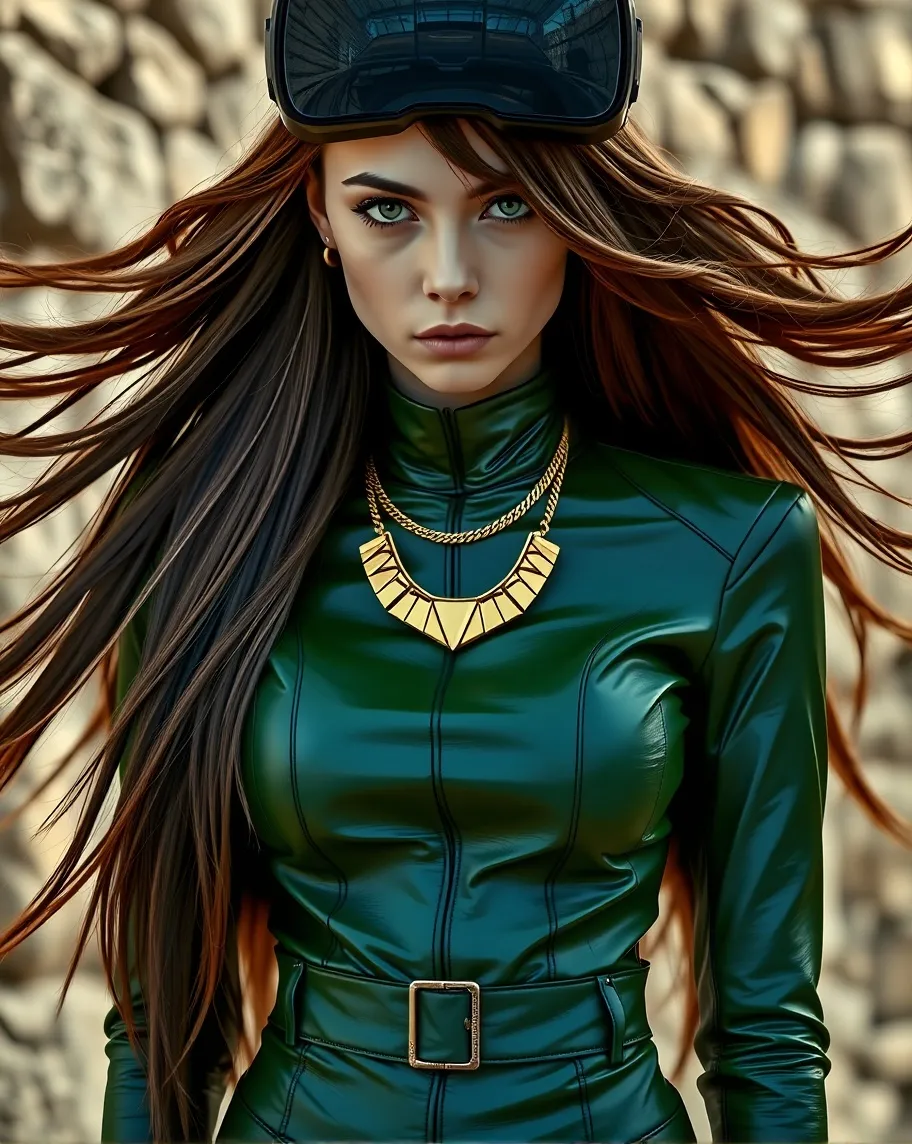 digital portrait a young woman - Free AI Photo Generator - starryai