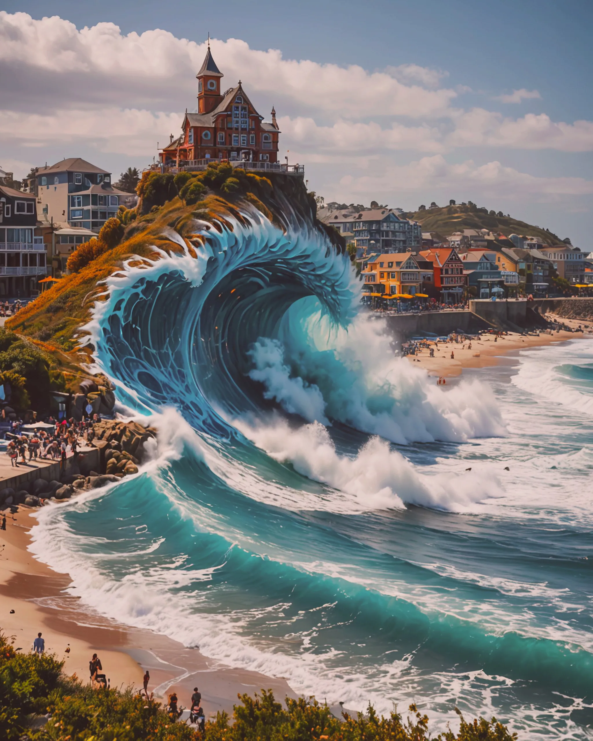 Imagine a fantastical world where - Free AI Photo Generator - starryai