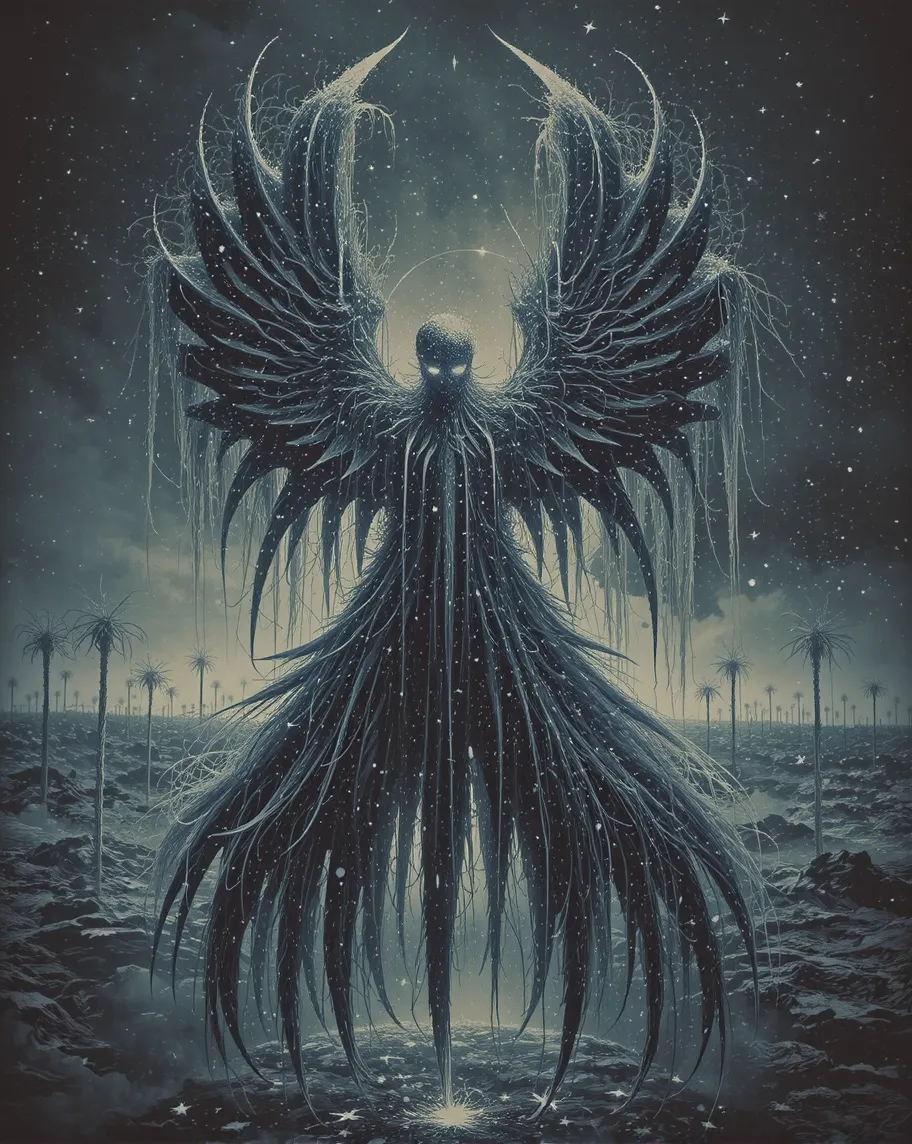 A cosmic god seeding life on - Free AI Photo Generator - starryai