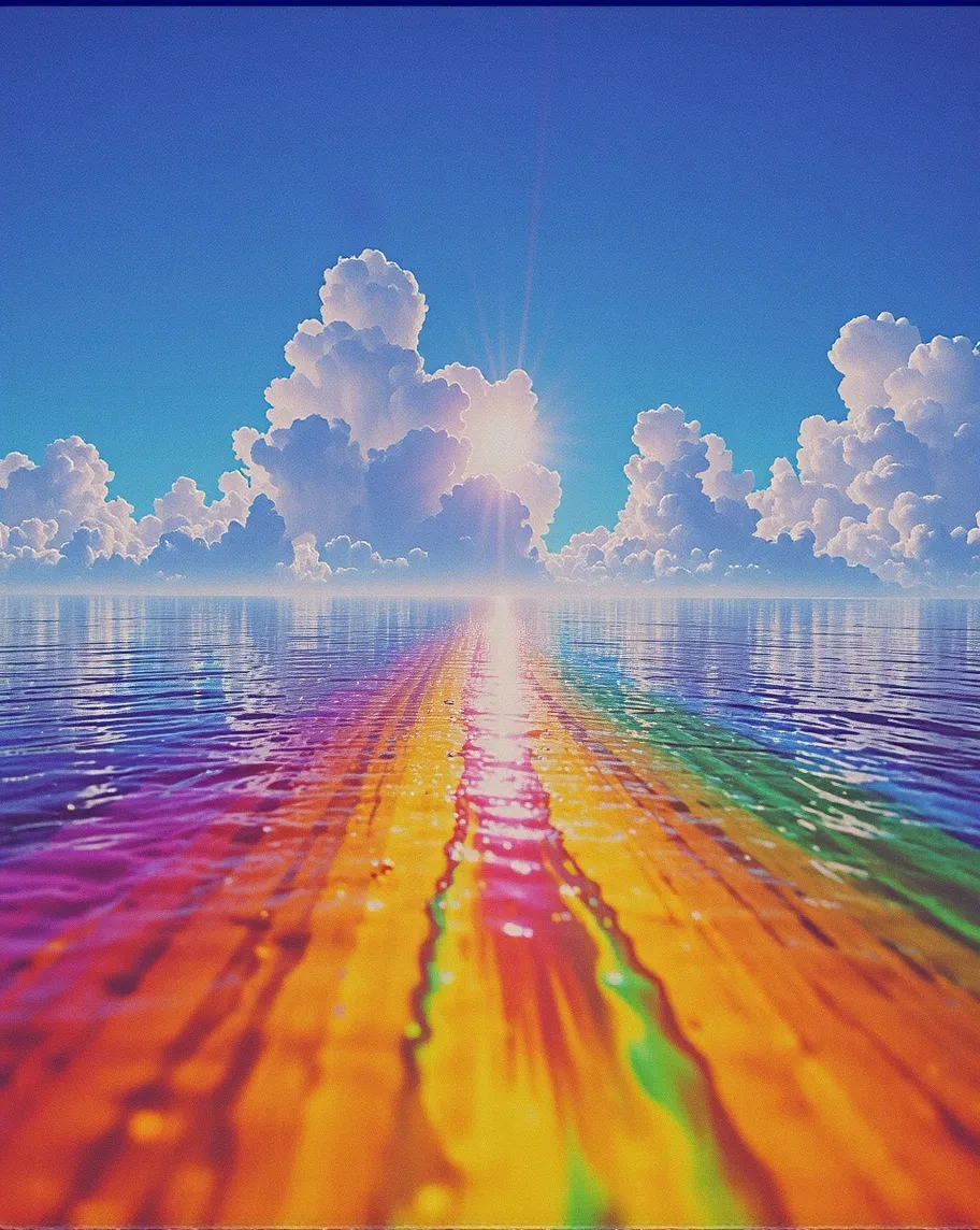 Inktrepid impression, rainbow - Free AI Photo Generator - starryai