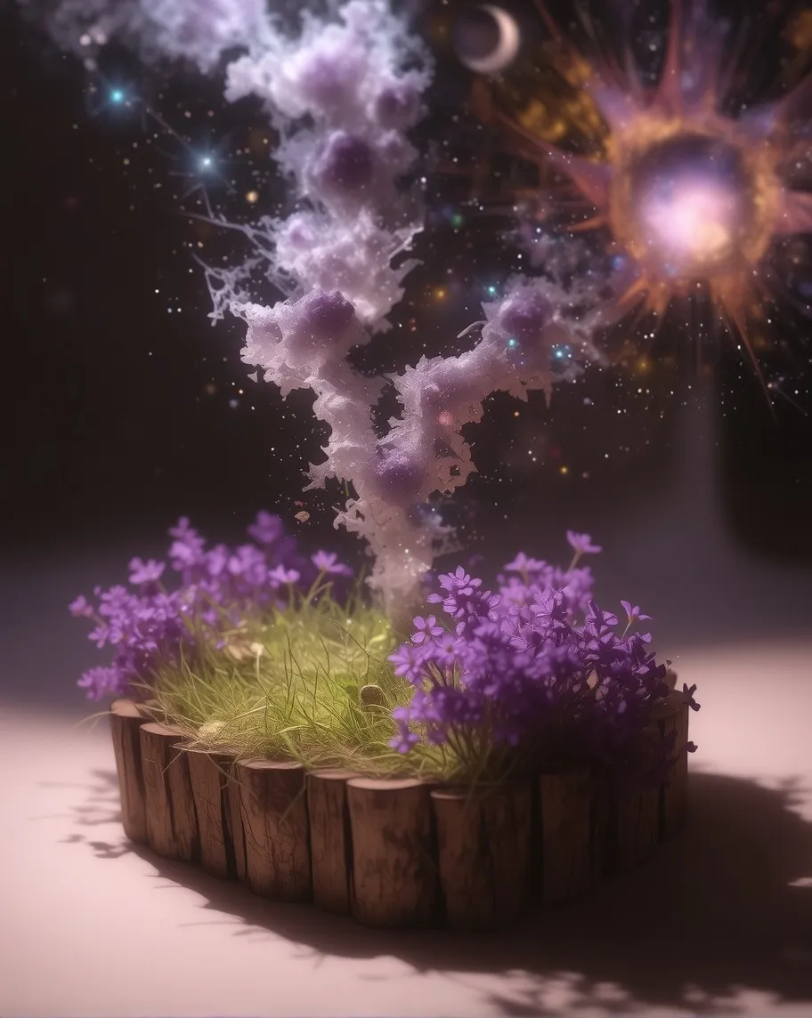 Cosmic utopia galaxies nebula a - Free AI Photo Generator - starryai