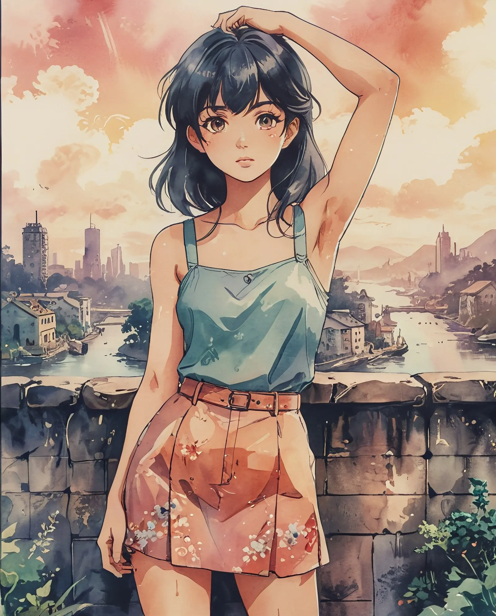 watercolor - Free AI Photo Generator - starryai