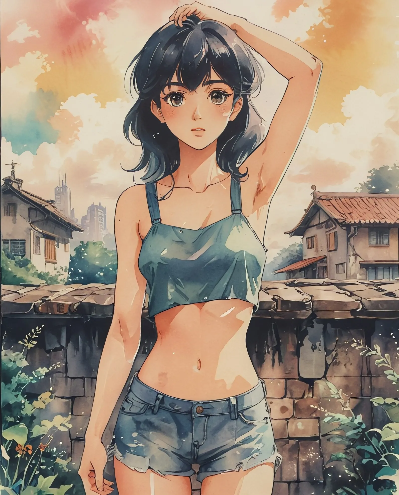 watercolor - Free AI Photo Generator - starryai