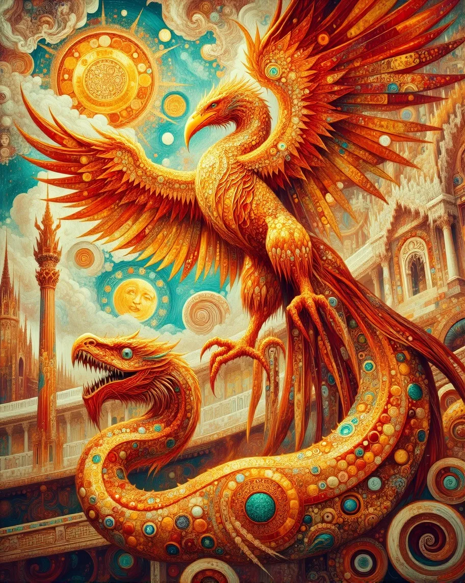 Vibrant painting depicting a A - Free AI Photo Generator - starryai