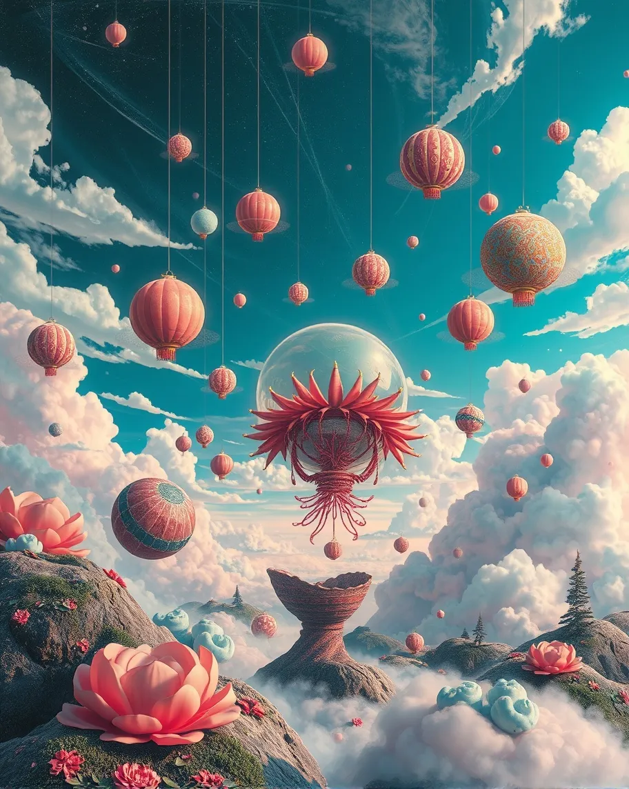 Drift through a fantastical realm - Free AI Photo Generator - starryai
