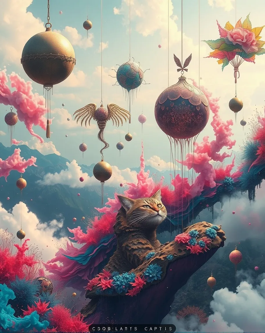 Drift through a fantastical realm - Free AI Photo Generator - starryai