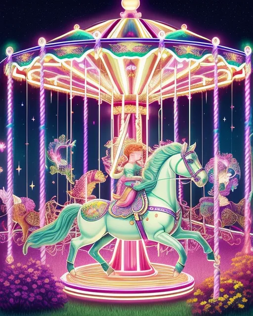 Step into a fantastical world a - Free AI Photo Generator - starryai