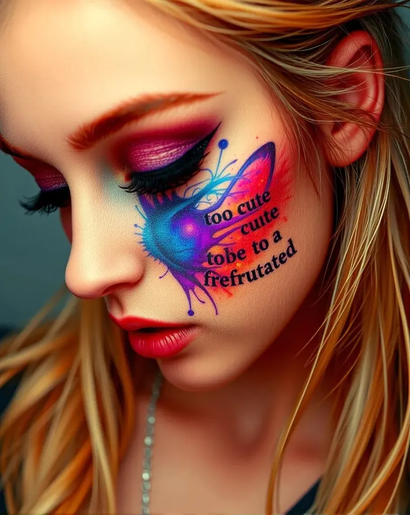 Beautiful woman, tattoo art, ink, - Free AI Photo Generator - starryai
