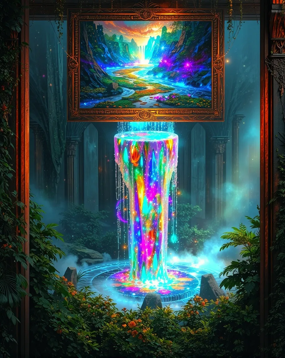 A surreal scene a large, ornate - Free AI Photo Generator - starryai