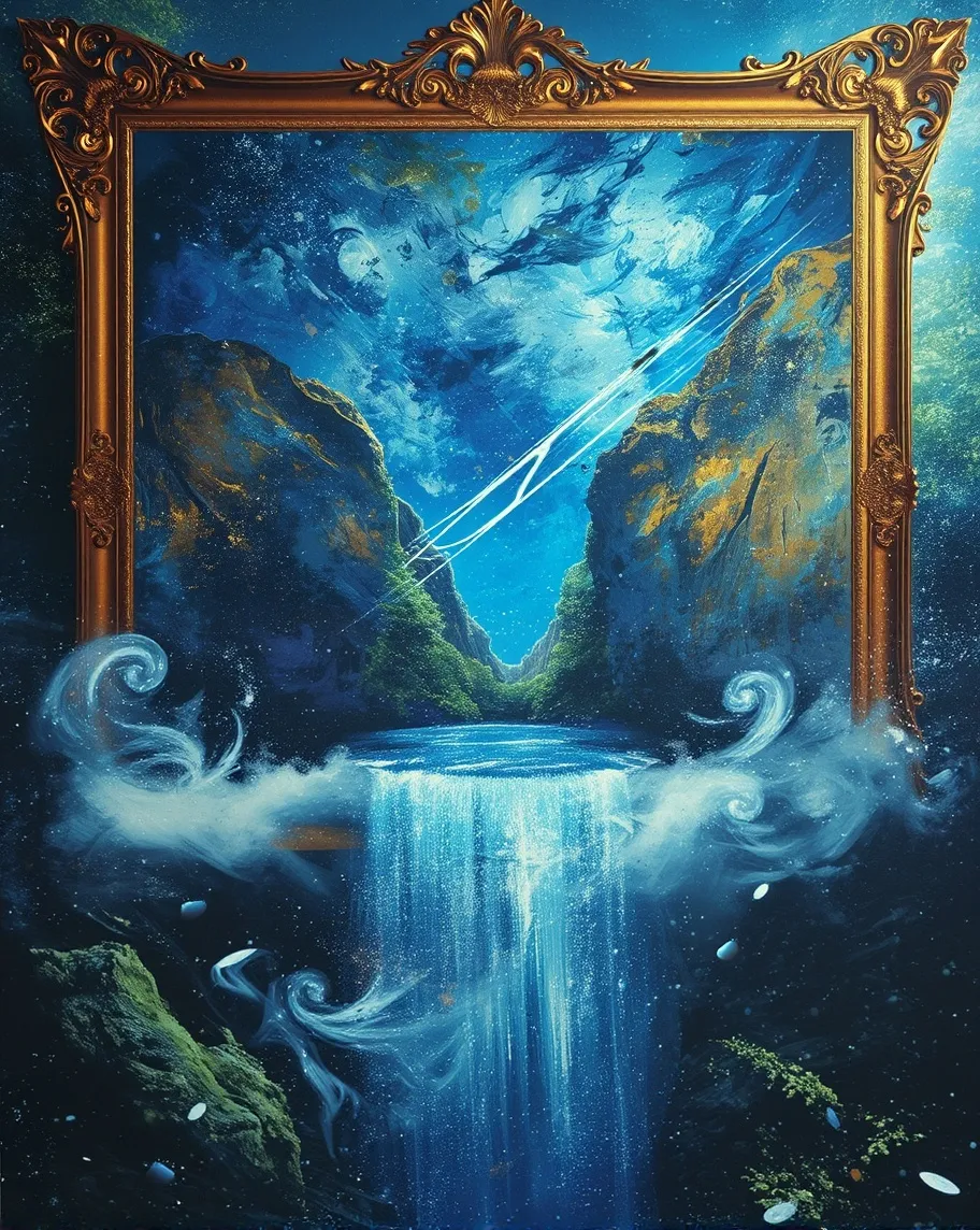 A surreal scene a large, ornate - Free AI Photo Generator - starryai