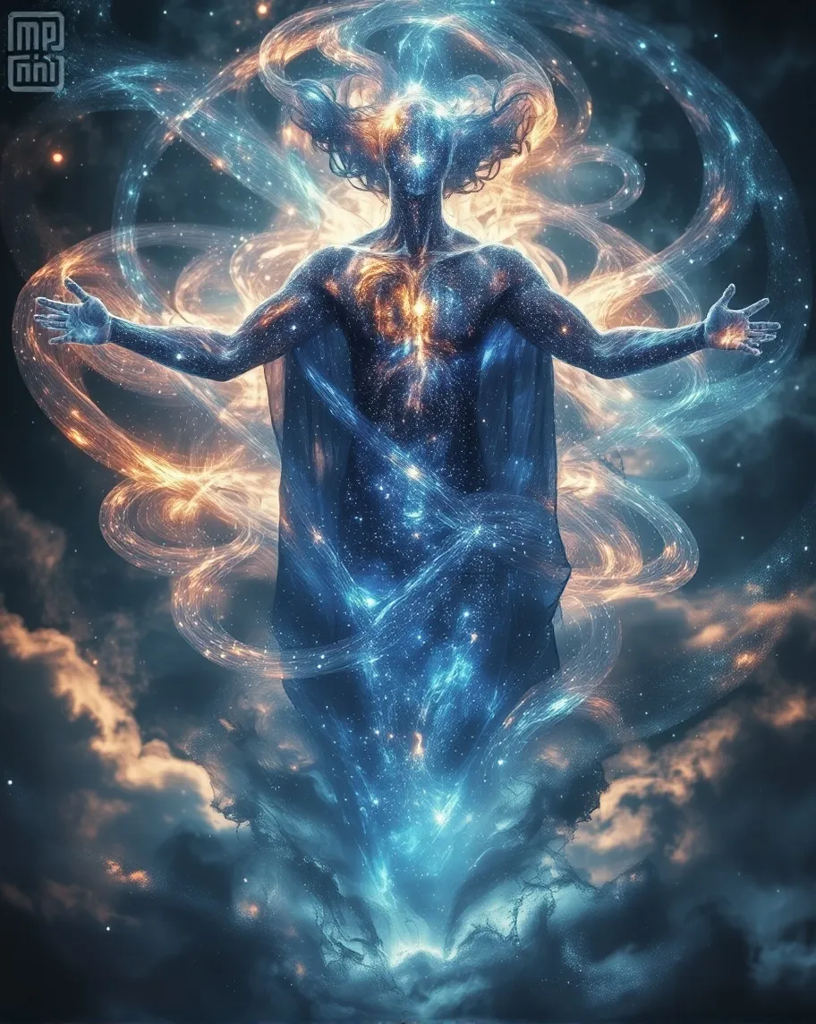 A Cosmic God - Free AI Photo Generator - starryai