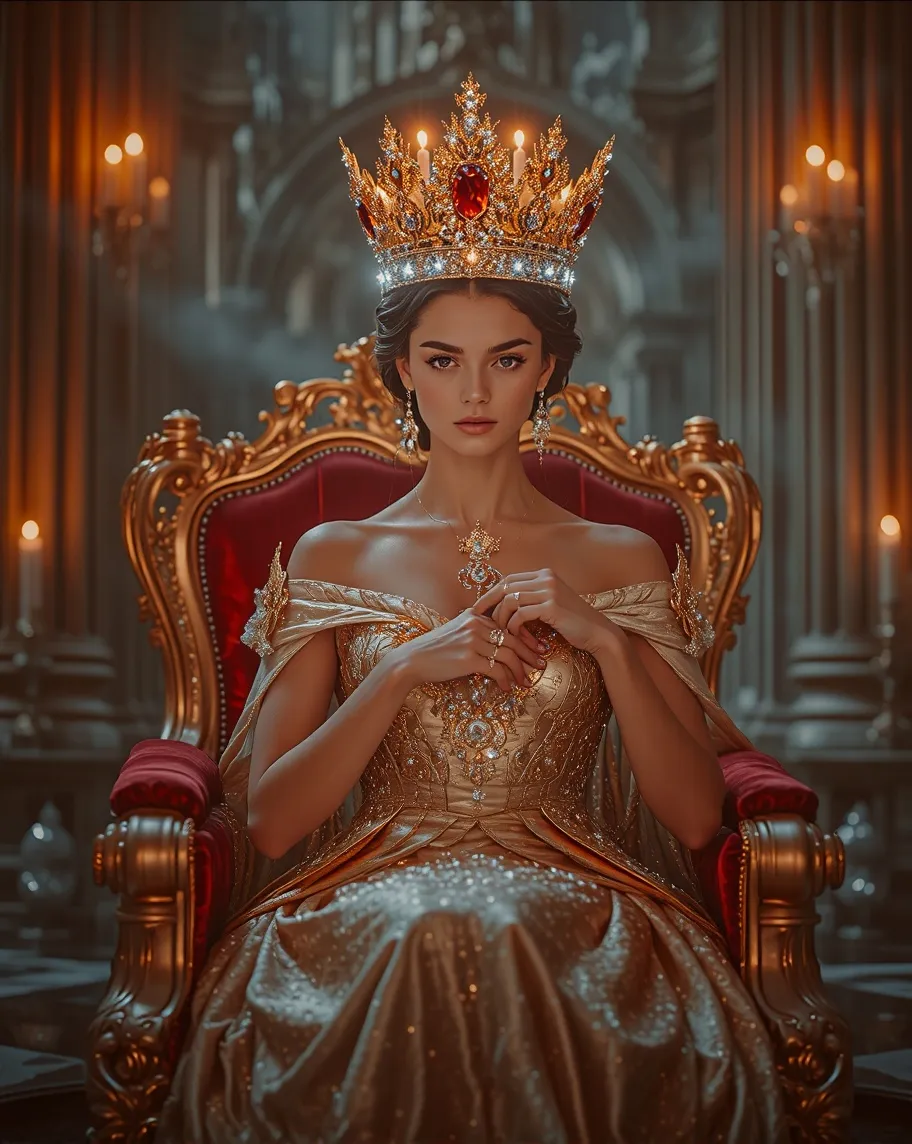 “A breathtakingly beautiful queen - Free AI Photo Generator - starryai