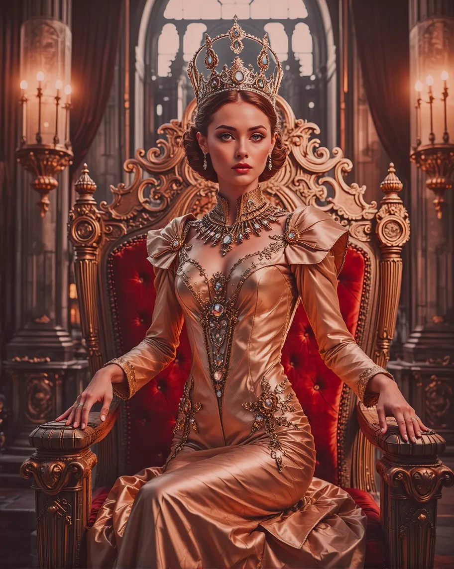 “A breathtakingly beautiful queen - Free AI Photo Generator - starryai
