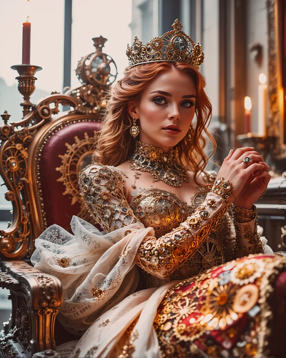 “A breathtakingly beautiful queen - Free AI Photo Generator - starryai